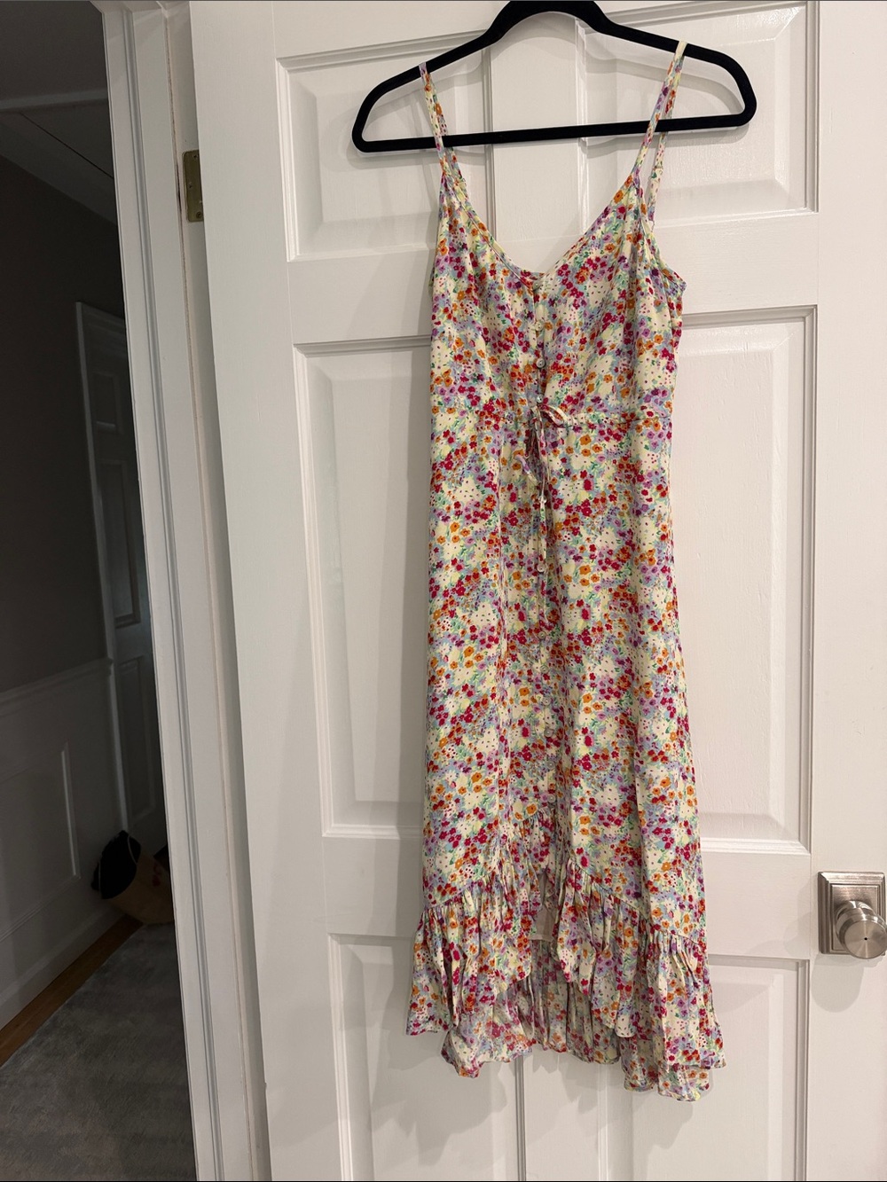 Rails Floral V-Neck Dress